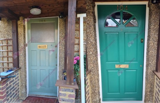 GREEN FRONT DOOR REPLACEMENT photo